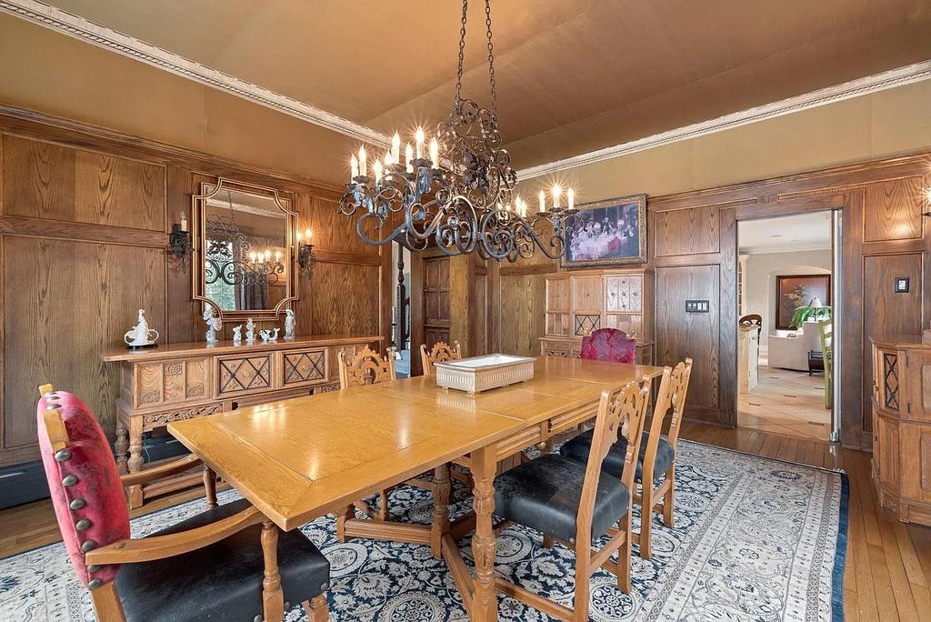 The Mansion in Shorewood offers beautiful backyard with outdoor granite Kit, pergola dining area and Firepit, now available for sale. This home located at 4496 North Lake Dr, Shorewood, Wisconsin