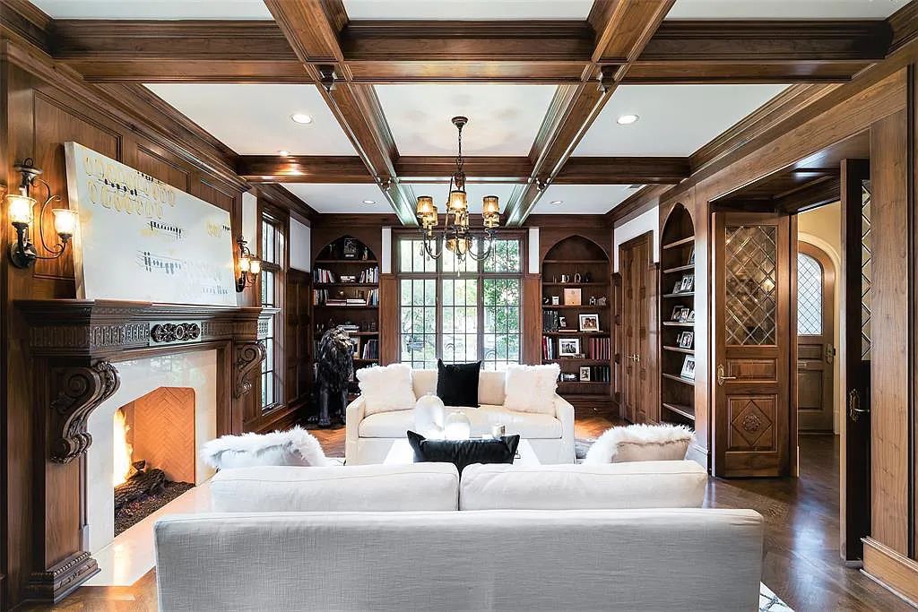 3837 Greenbrier Drive, Dallas, Texas is a fabulous property in the middle of the fairway between 2 parks with features includes top-of-the-line Chefs kitchen, bed en-suites, large game room, heated pool, elevator, front yard stone entertaining terrace, designated dog run and more.
