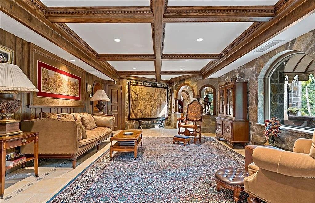The Estate in Westport is a luxurious home featuring amazing indoor/outdoor flow, hidden rooms and unique character now available for sale. This home located at 47 Charcoal Hill Rd, Westport, Connecticut; offering 06 bedrooms and 08 bathrooms with 11,000 square feet of living spaces.