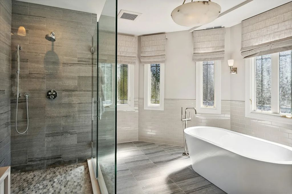 The Villa in Winnetka features incredible manicured resort level grounds accented with a full 2 story cabana house, now available for sale. This home located at 445 Sheridan Rd, Winnetka, Illinois