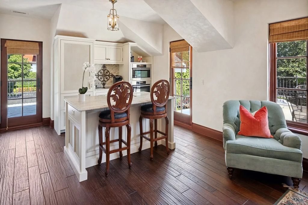 The Villa in Winnetka features incredible manicured resort level grounds accented with a full 2 story cabana house, now available for sale. This home located at 445 Sheridan Rd, Winnetka, Illinois