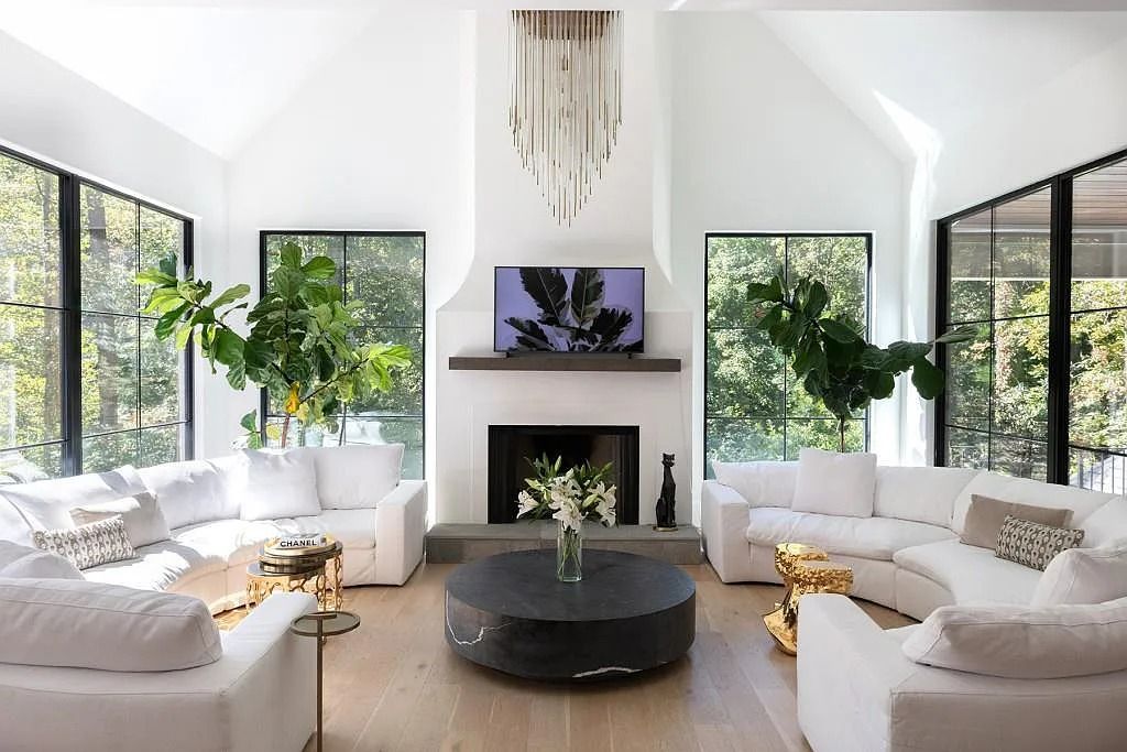 The Property in Atlanta boasts both a main & upper-level luxurious, primary suite, an elevator, hard to find 5 car, now available for sale. This home located at 4220 Harris Trl NW, Atlanta, Georgia