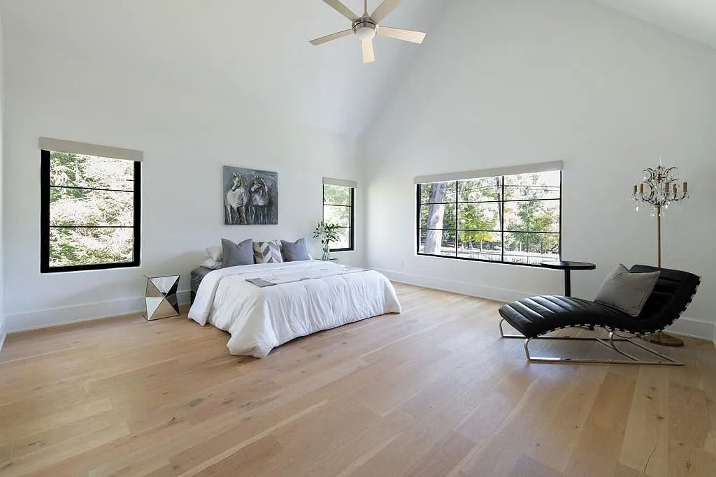 The Property in Atlanta boasts both a main & upper-level luxurious, primary suite, an elevator, hard to find 5 car, now available for sale. This home located at 4220 Harris Trl NW, Atlanta, Georgia