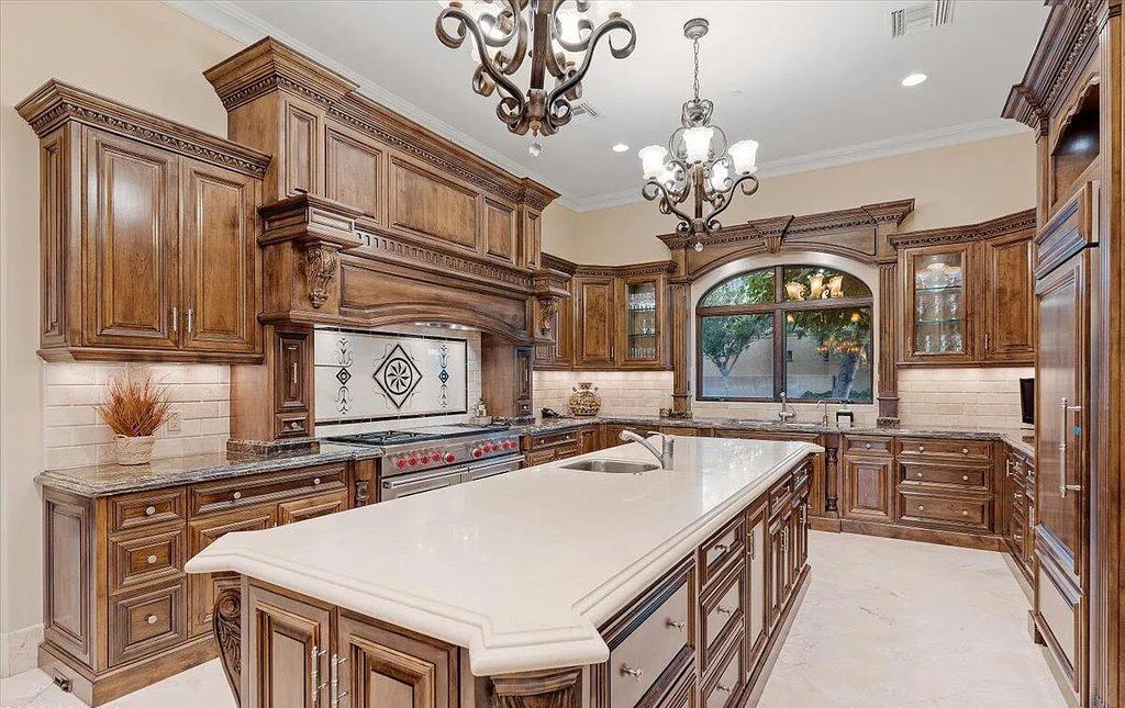 The Estate in Peoria, an absolutely beautiful home on 2.5 acres encompassing a world class resort style pool, water features, hot tub and cabana including fireplace is now available for sale. This home located at 7979 W Expedition Way, Peoria, Arizona