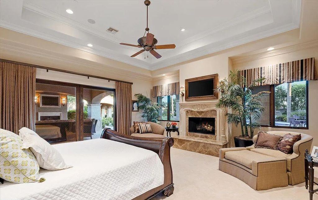 The Estate in Peoria, an absolutely beautiful home on 2.5 acres encompassing a world class resort style pool, water features, hot tub and cabana including fireplace is now available for sale. This home located at 7979 W Expedition Way, Peoria, Arizona