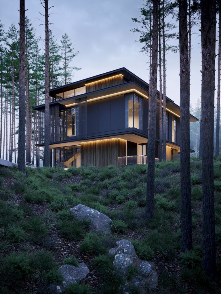 Three Elements House A Compact Middle rise Villa by Kerimov Architects 1