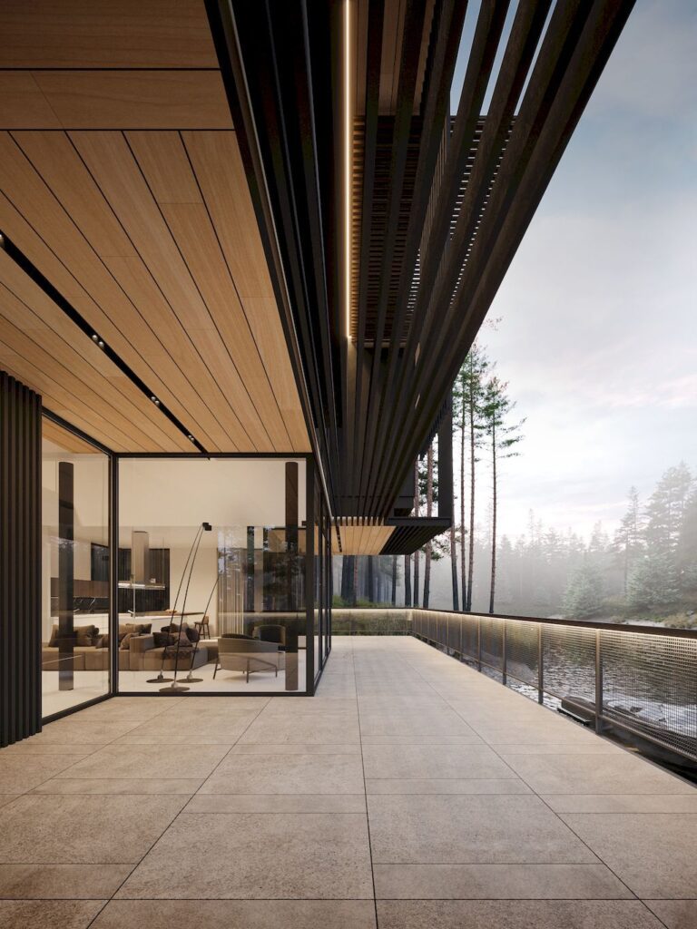 Three Elements House A Compact Middle rise Villa by Kerimov Architects 11