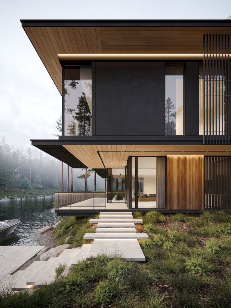 Three Elements House A Compact Middle rise Villa by Kerimov Architects 12