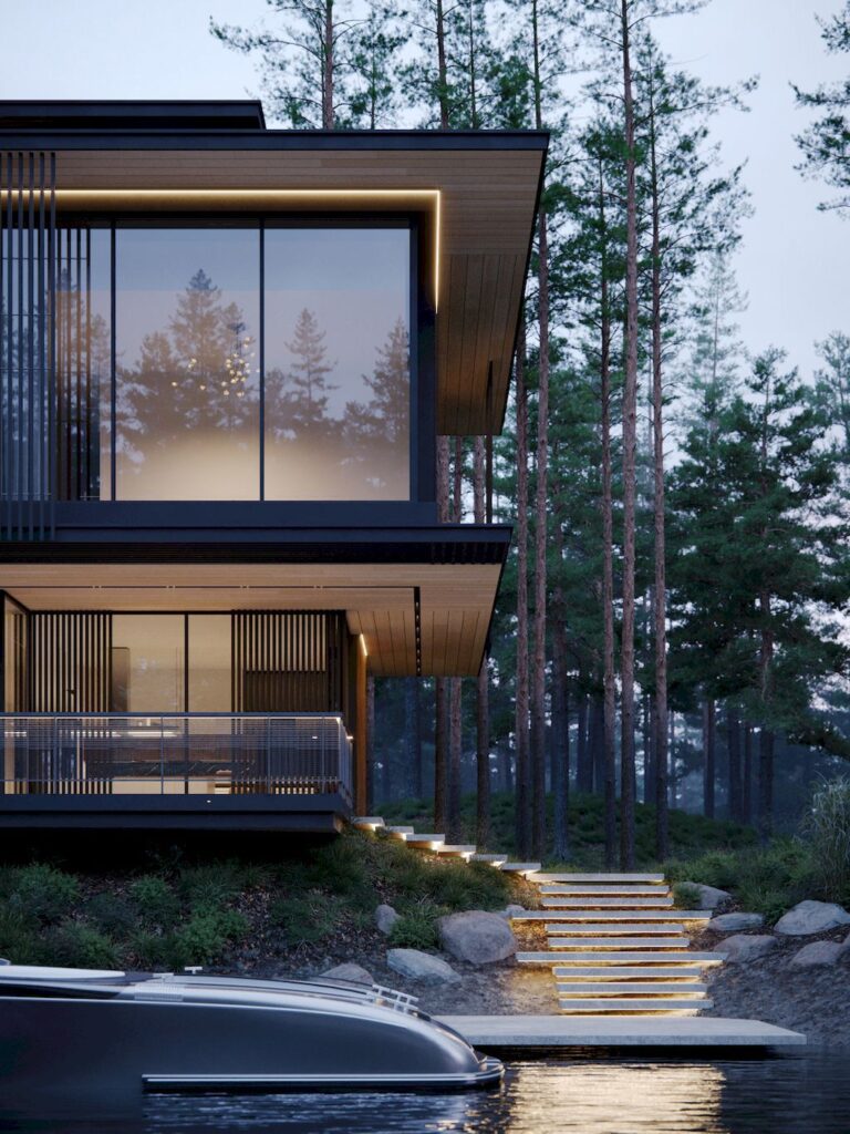Three Elements House A Compact Middle rise Villa by Kerimov Architects 2