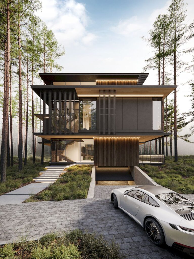 Three Elements House A Compact Middle rise Villa by Kerimov Architects 6