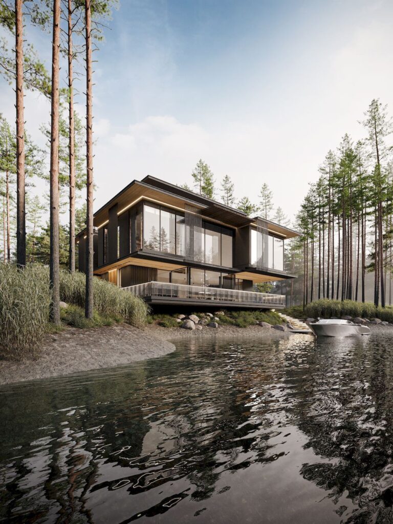 Three Elements House A Compact Middle rise Villa by Kerimov Architects 7