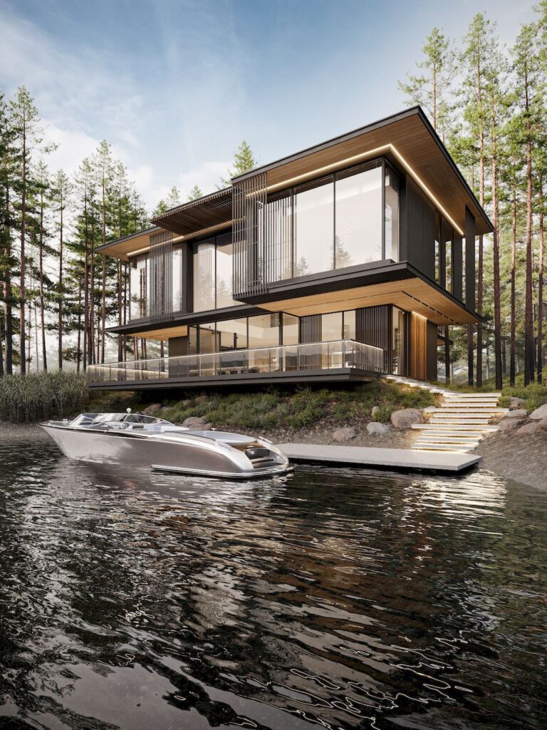 Three Elements House A Compact Middle rise Villa by Kerimov Architects 9