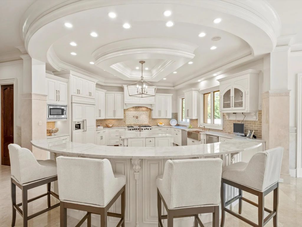 The Home in Charlotte is an impressive Mediterranean estate with breathtaking architectural details, now available for sale. This home located at 16460 Marvin Rd, Charlotte, North Carolina