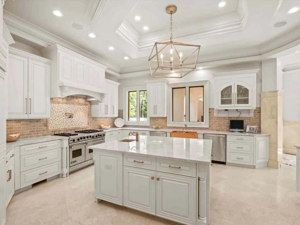 The Home in Charlotte is an impressive Mediterranean estate with breathtaking architectural details, now available for sale. This home located at 16460 Marvin Rd, Charlotte, North Carolina