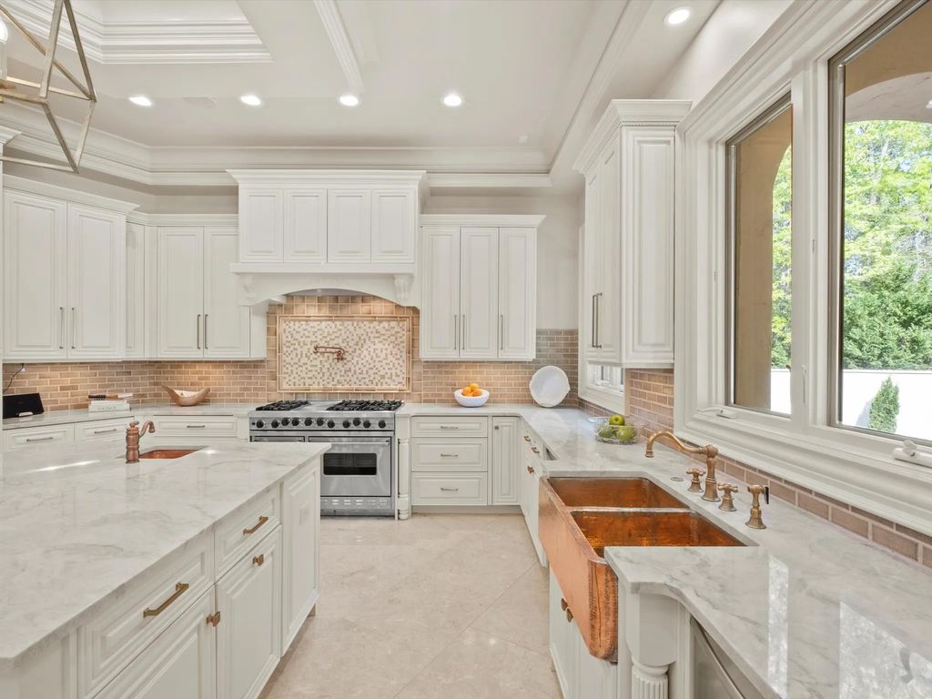 The Home in Charlotte is an impressive Mediterranean estate with breathtaking architectural details, now available for sale. This home located at 16460 Marvin Rd, Charlotte, North Carolina