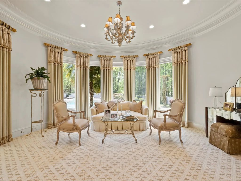 The Home in Charlotte is an impressive Mediterranean estate with breathtaking architectural details, now available for sale. This home located at 16460 Marvin Rd, Charlotte, North Carolina