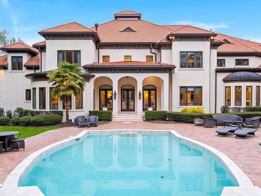The Home in Charlotte is an impressive Mediterranean estate with breathtaking architectural details, now available for sale. This home located at 16460 Marvin Rd, Charlotte, North Carolina