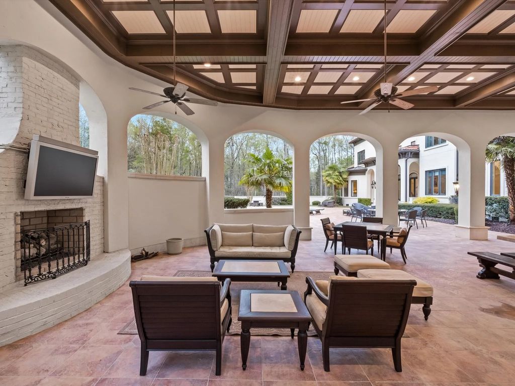 The Home in Charlotte is an impressive Mediterranean estate with breathtaking architectural details, now available for sale. This home located at 16460 Marvin Rd, Charlotte, North Carolina