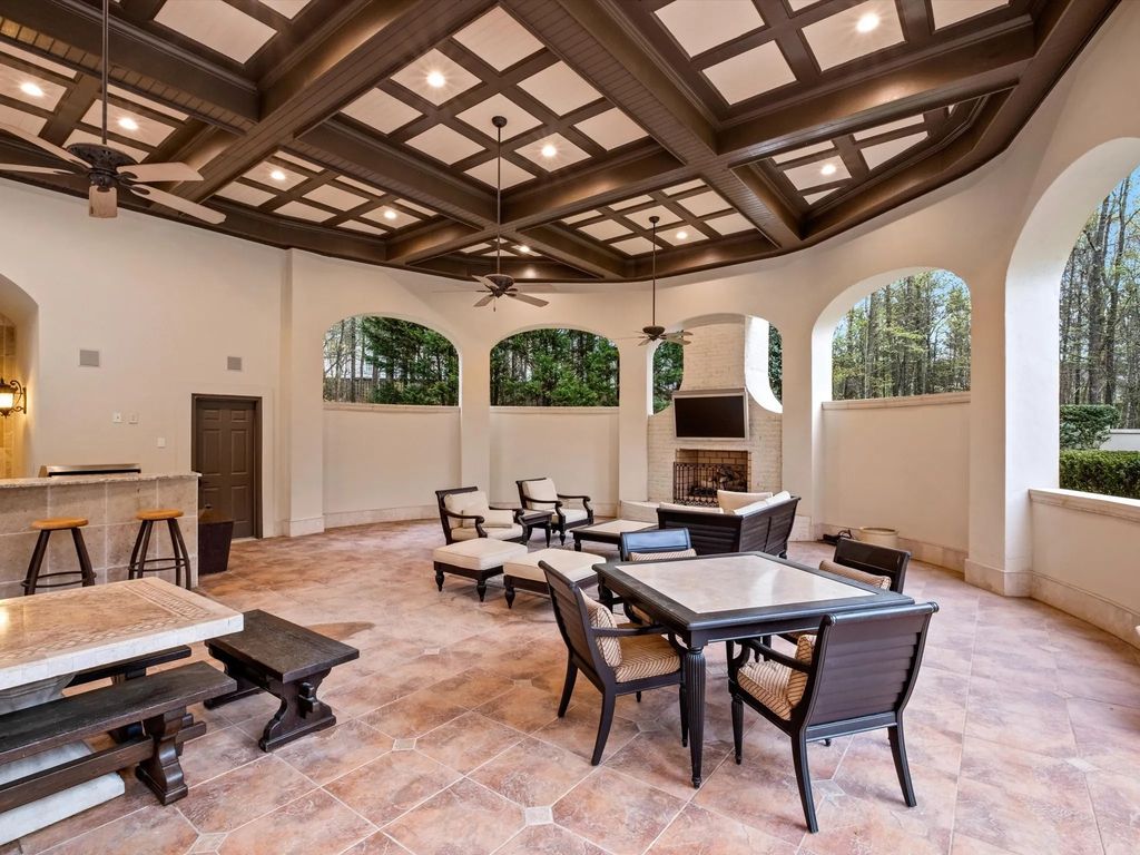 The Home in Charlotte is an impressive Mediterranean estate with breathtaking architectural details, now available for sale. This home located at 16460 Marvin Rd, Charlotte, North Carolina