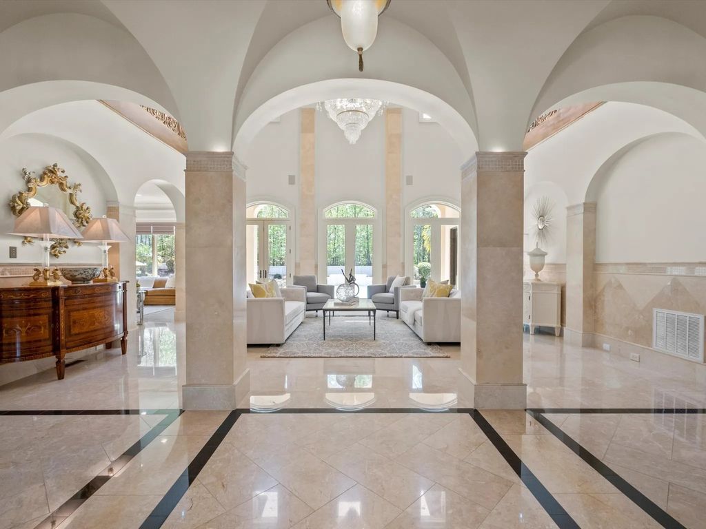 The Home in Charlotte is an impressive Mediterranean estate with breathtaking architectural details, now available for sale. This home located at 16460 Marvin Rd, Charlotte, North Carolina