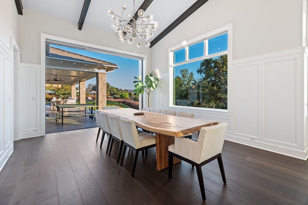 1781 Miller Ranch Drive, Thousand Oaks, California is an epic single story estate with resort quality grounds are simply perfect boasting a full sized basketball court, custom pool and spa.