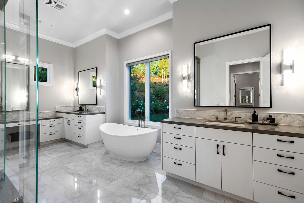 1781 Miller Ranch Drive, Thousand Oaks, California is an epic single story estate with resort quality grounds are simply perfect boasting a full sized basketball court, custom pool and spa.