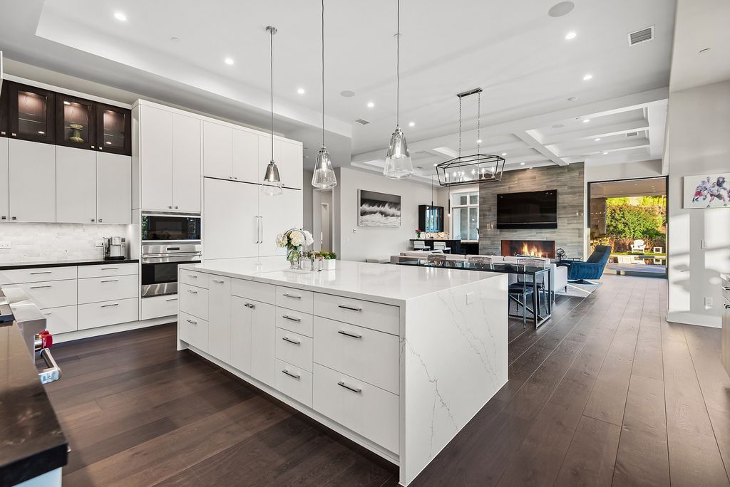 1781 Miller Ranch Drive, Thousand Oaks, California is an epic single story estate with resort quality grounds are simply perfect boasting a full sized basketball court, custom pool and spa.