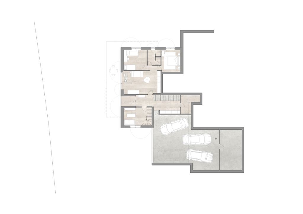 House AS, an Elegant House With Outdoor Living Connection by Ábaton