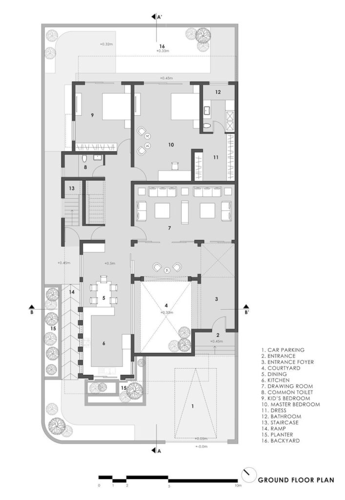 Ishtika Aalaya Residence Chic Brick House by Studio Built Environment 13