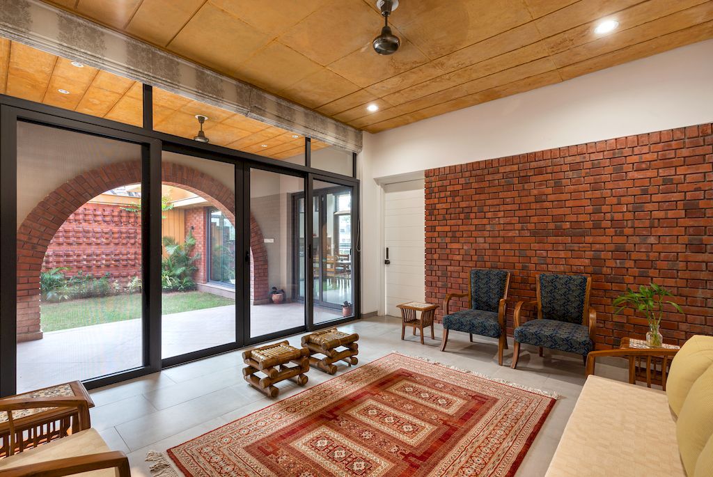 Ishtika Aalaya Residence Chic Brick House by Studio Built Environment 18