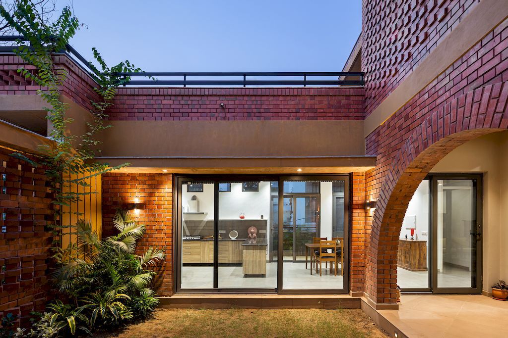 Ishtika Aalaya Residence Chic Brick House by Studio Built Environment 24