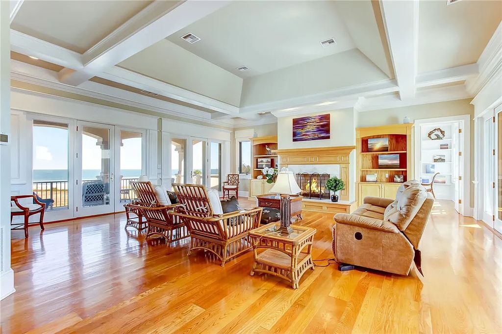 27 Ocean Club Drive, Fernandina Beach, Florida is an extraordinary oceanfront home is located on Ocean Club Drive, one of the most prestigious streets in NE Florida capturing spectacular views of the Atlantic Ocean.