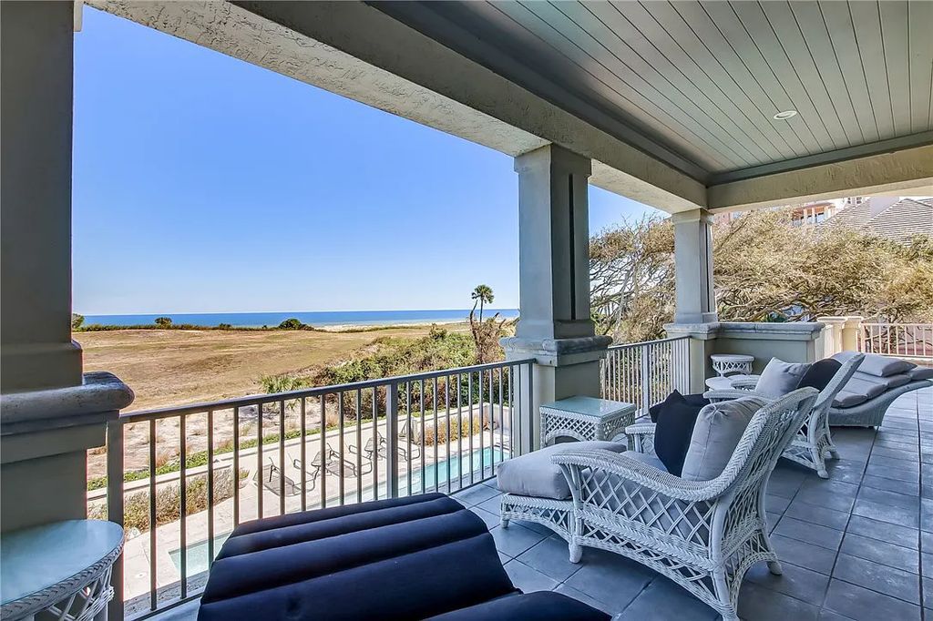 27 Ocean Club Drive, Fernandina Beach, Florida is an extraordinary oceanfront home is located on Ocean Club Drive, one of the most prestigious streets in NE Florida capturing spectacular views of the Atlantic Ocean.
