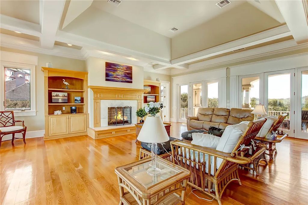 27 Ocean Club Drive, Fernandina Beach, Florida is an extraordinary oceanfront home is located on Ocean Club Drive, one of the most prestigious streets in NE Florida capturing spectacular views of the Atlantic Ocean.