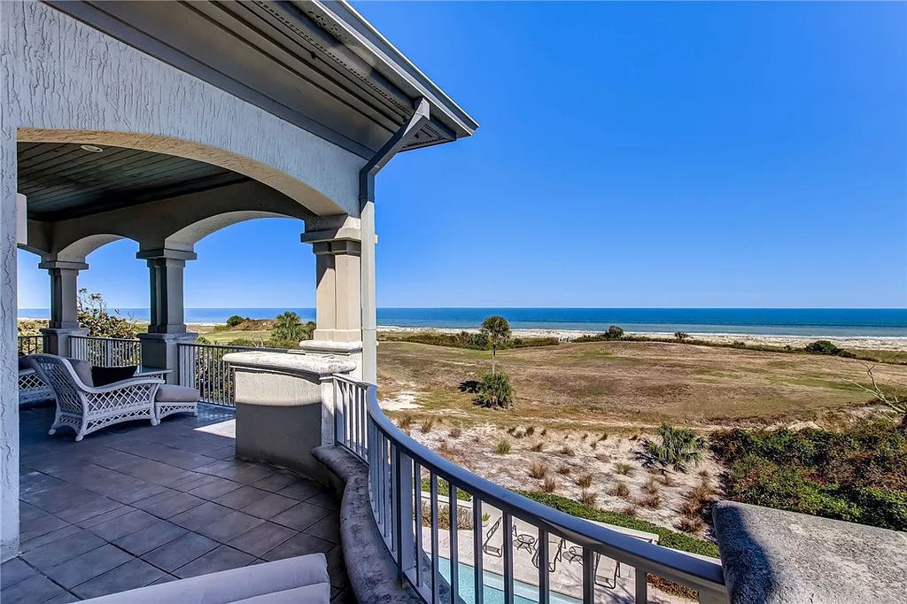 27 Ocean Club Drive, Fernandina Beach, Florida is an extraordinary oceanfront home is located on Ocean Club Drive, one of the most prestigious streets in NE Florida capturing spectacular views of the Atlantic Ocean.