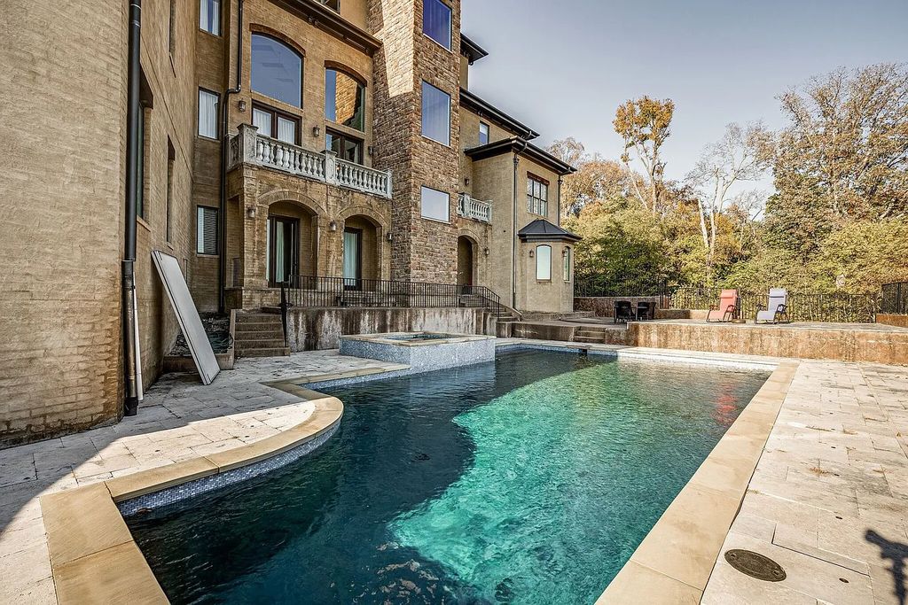 The Home in Nashville is equipped with designer finishes and custom features and elevator service for all 3 floors & basement, now available for sale. This home located at 3412 Fairmeade Dr, Nashville, Tennessee