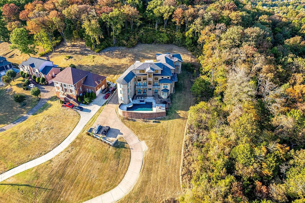 The Home in Nashville is equipped with designer finishes and custom features and elevator service for all 3 floors & basement, now available for sale. This home located at 3412 Fairmeade Dr, Nashville, Tennessee