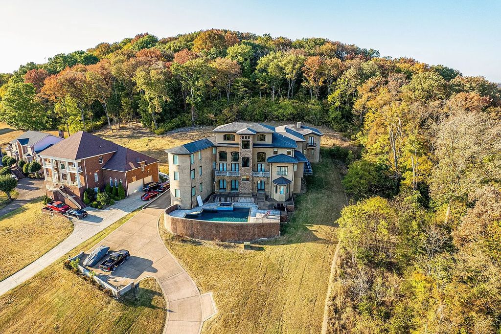 The Home in Nashville is equipped with designer finishes and custom features and elevator service for all 3 floors & basement, now available for sale. This home located at 3412 Fairmeade Dr, Nashville, Tennessee
