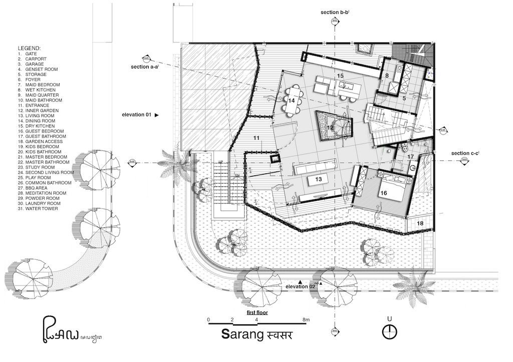 Sarang Nest House in Indonesia by Realrich Architecture Workshop 30