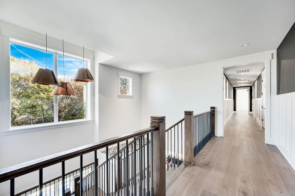 The House in Nashville has a main level master, secondary bedroom, and office along with all the elegant modern touches, now available for sale. This home located at 6523 Currywood Dr, Nashville, Tennessee