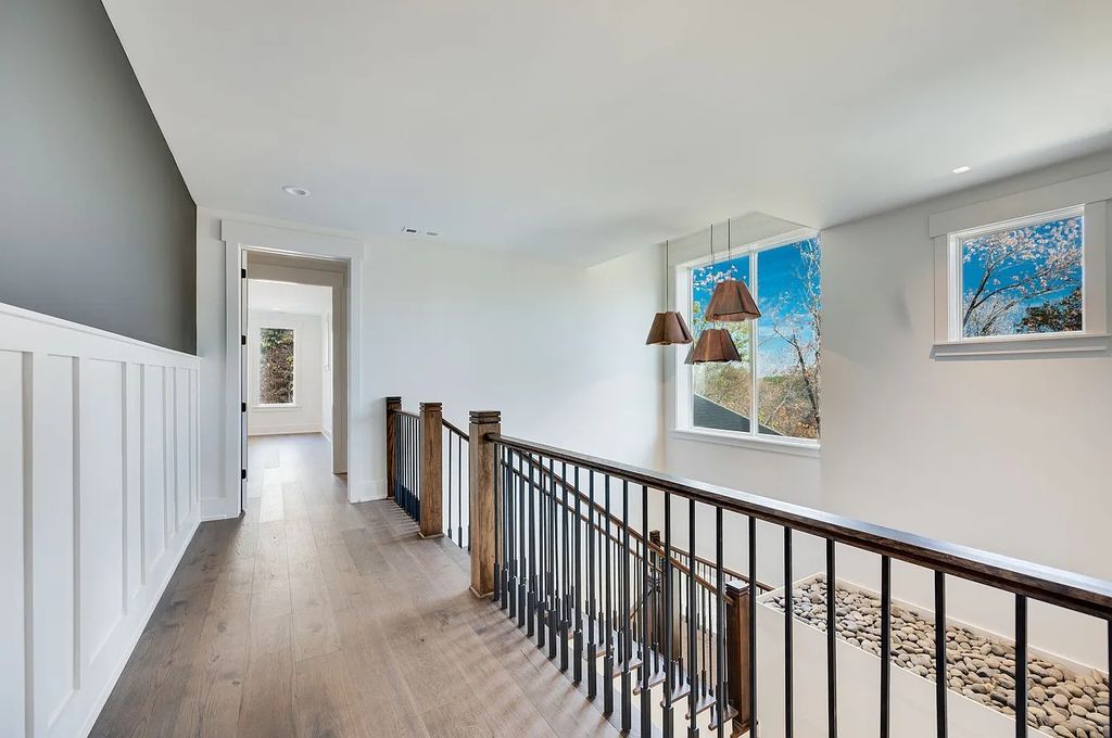 The House in Nashville has a main level master, secondary bedroom, and office along with all the elegant modern touches, now available for sale. This home located at 6523 Currywood Dr, Nashville, Tennessee