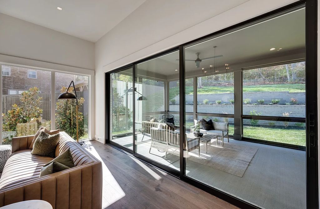 The House in Nashville has a main level master, secondary bedroom, and office along with all the elegant modern touches, now available for sale. This home located at 6523 Currywood Dr, Nashville, Tennessee