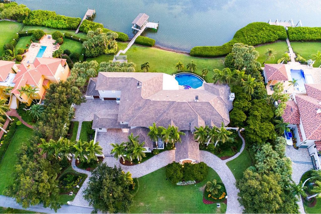 2131 Oceanview Drive, Tierra Verde, Florida is a resort-class estate with 276 feet of beautiful water on the Gulf of Mexico in the Westhore neighborhood, sits on manicured gated and recently fenced grounds with mature palms and landscaping.