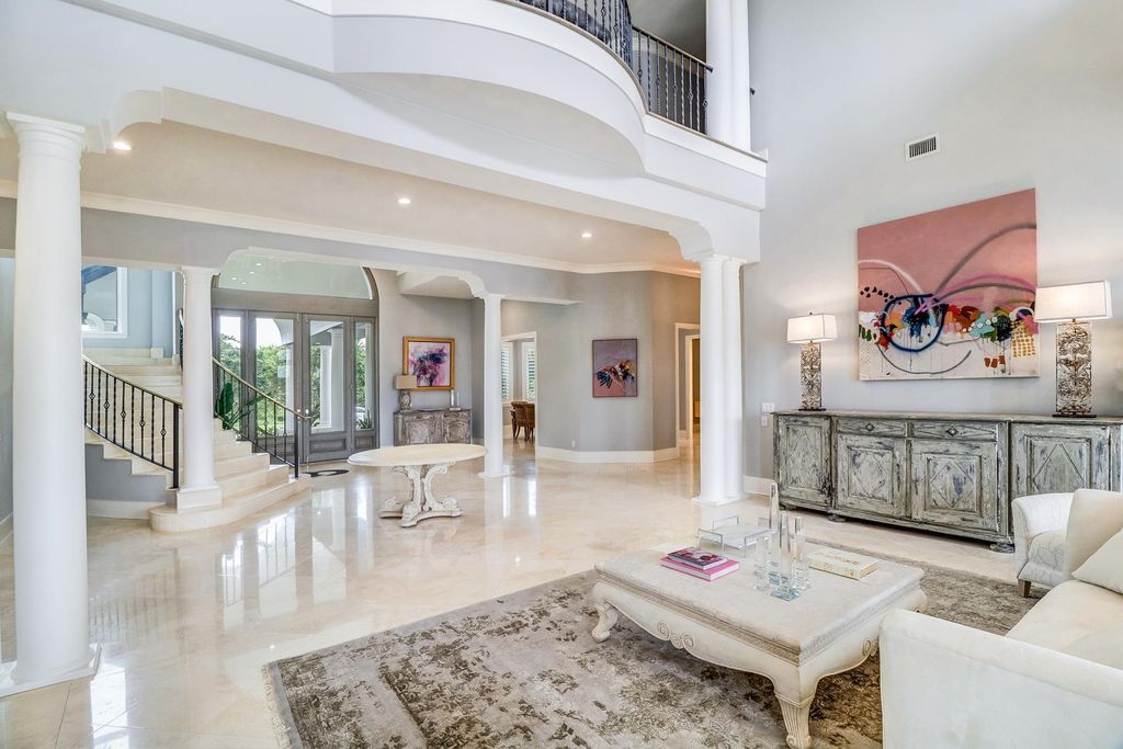 2131 Oceanview Drive, Tierra Verde, Florida is a resort-class estate with 276 feet of beautiful water on the Gulf of Mexico in the Westhore neighborhood, sits on manicured gated and recently fenced grounds with mature palms and landscaping.