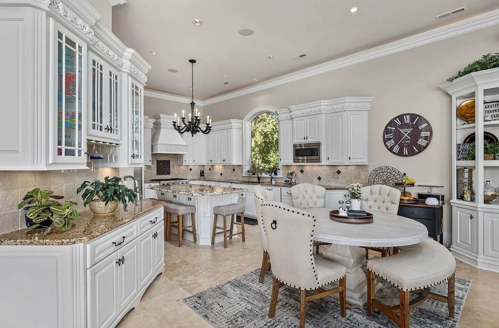 The House in Myrtle Beach is situated on 0.57 acres of land, which includes more than 200 feet of golf course and lakefront views, now available for sale. This home located at 1495 Scala Ct, Myrtle Beach, South Carolina