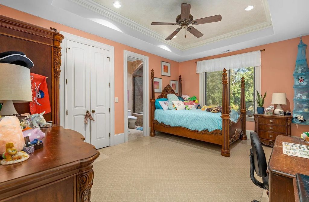 The House in Myrtle Beach is situated on 0.57 acres of land, which includes more than 200 feet of golf course and lakefront views, now available for sale. This home located at 1495 Scala Ct, Myrtle Beach, South Carolina