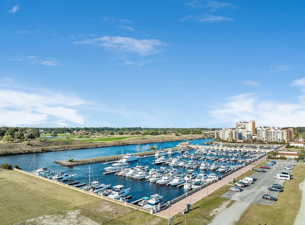 The House in Myrtle Beach is situated on 0.57 acres of land, which includes more than 200 feet of golf course and lakefront views, now available for sale. This home located at 1495 Scala Ct, Myrtle Beach, South Carolina