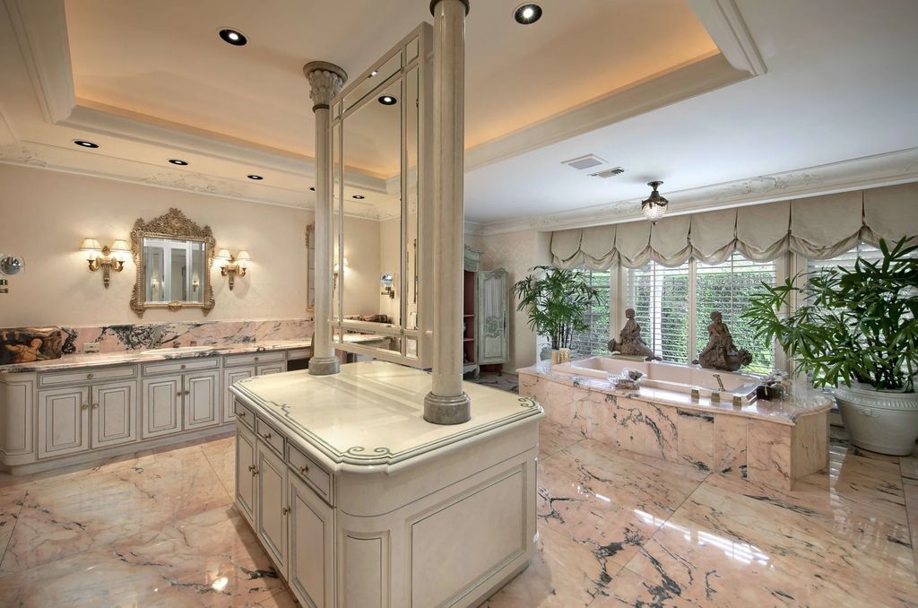 815 Cord Circle, Beverly Hills, California is a palatial residence sited on over a 1/2 acre with complete privacy, grounds are magical in every sense featuring a Roman style pool, fresco paintings and formal gardens.