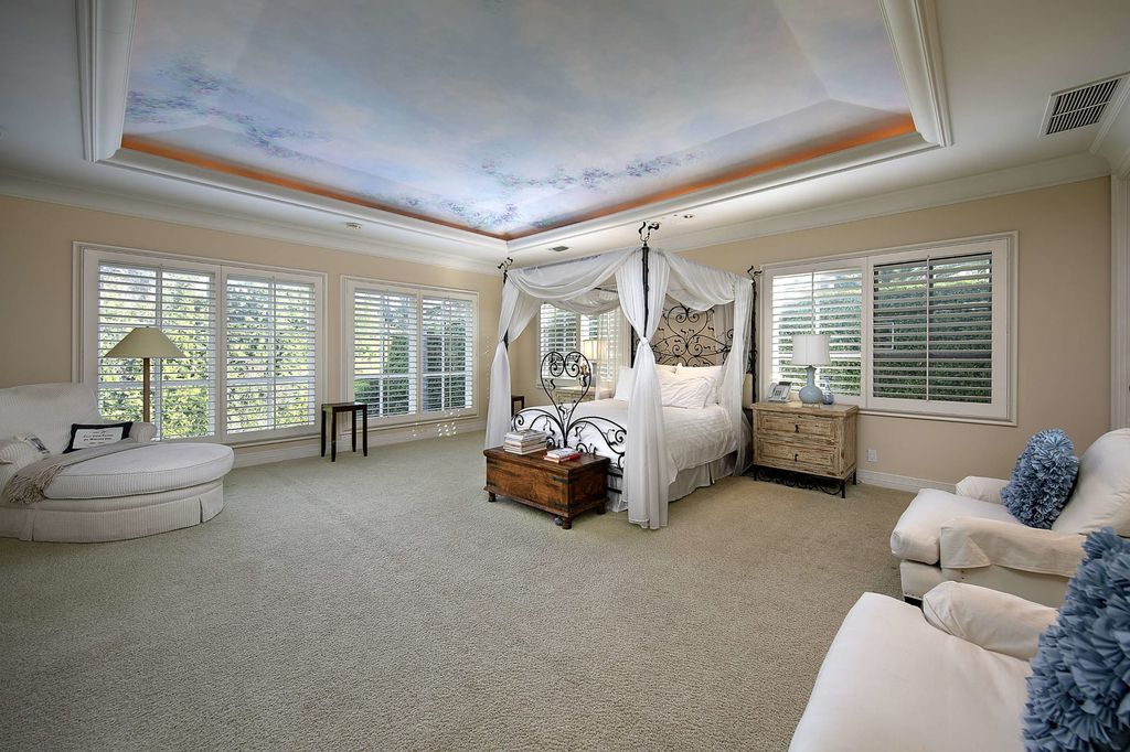 815 Cord Circle, Beverly Hills, California is a palatial residence sited on over a 1/2 acre with complete privacy, grounds are magical in every sense featuring a Roman style pool, fresco paintings and formal gardens.