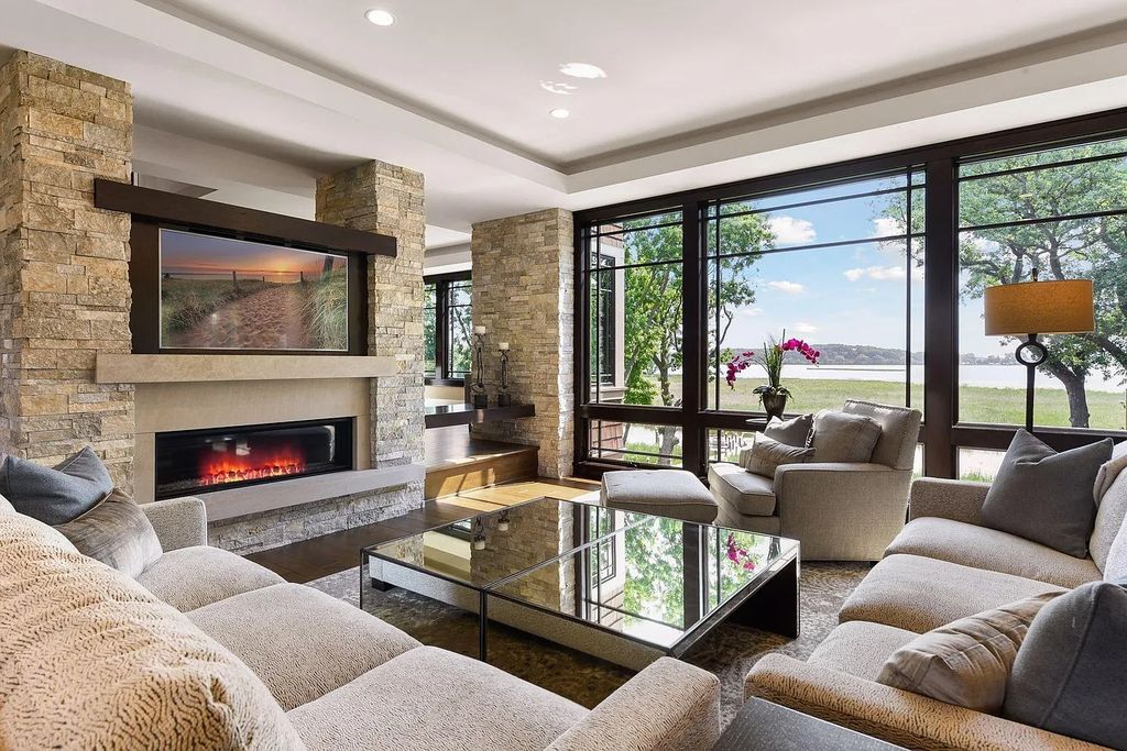 The Home in Excelsior is built by the most awarded architectural designer and builder in the state - Charles Cudd Co, now available for sale. This home located at 3776 Woodland Cove Pkwy, Excelsior, Minnesota
